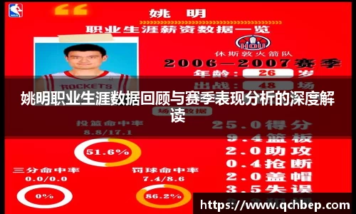 姚明职业生涯数据回顾与赛季表现分析的深度解读